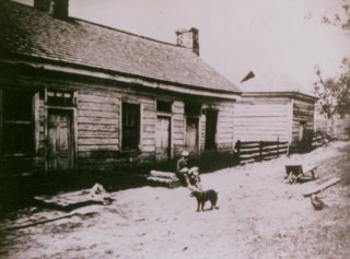 Slave quarter, 1908