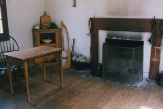 Slave quarter fireplace