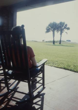 Ocean view from just outside the dining room