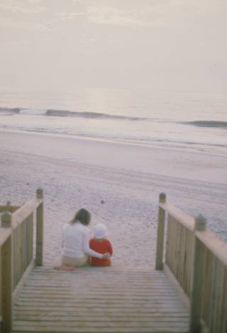 The Chesterfield Inn's beach access walkway
