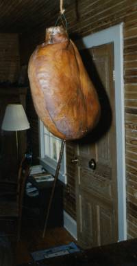 Home-cured ham in Pittsylvania County, Virginia