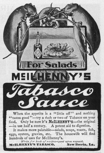 Tabasco advertisement, 1905