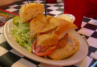 Acme's Fried Catfish Po-boy