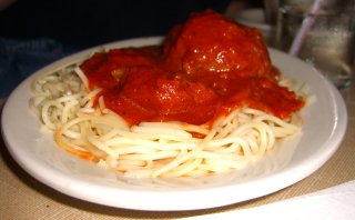 Mandina's Meatball and Spaghetti