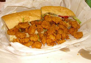 Check-In-Check-Out's Shrimp Po'boy