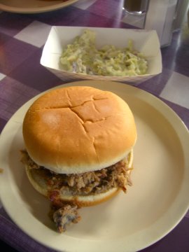 Biscuit Shack BBQ Sandwich