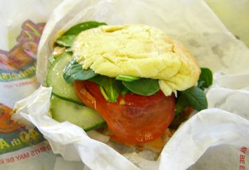 Subway tuna deli-style round