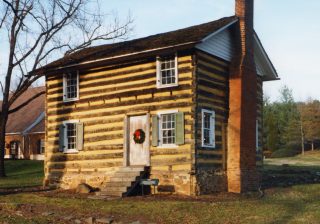 Log House Front